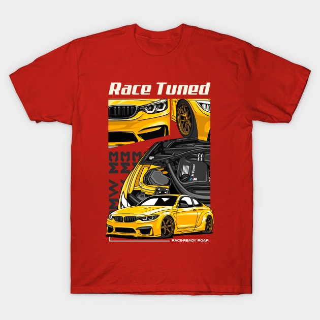 Race Tuned M3 F80 T-Shirt by Harrisaputra